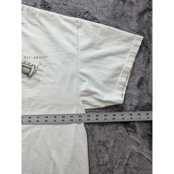 Vintage Delta Pro Weight Short Sleeve T Shirt Men's Size XL White Made In USA - Picture 7 of 10